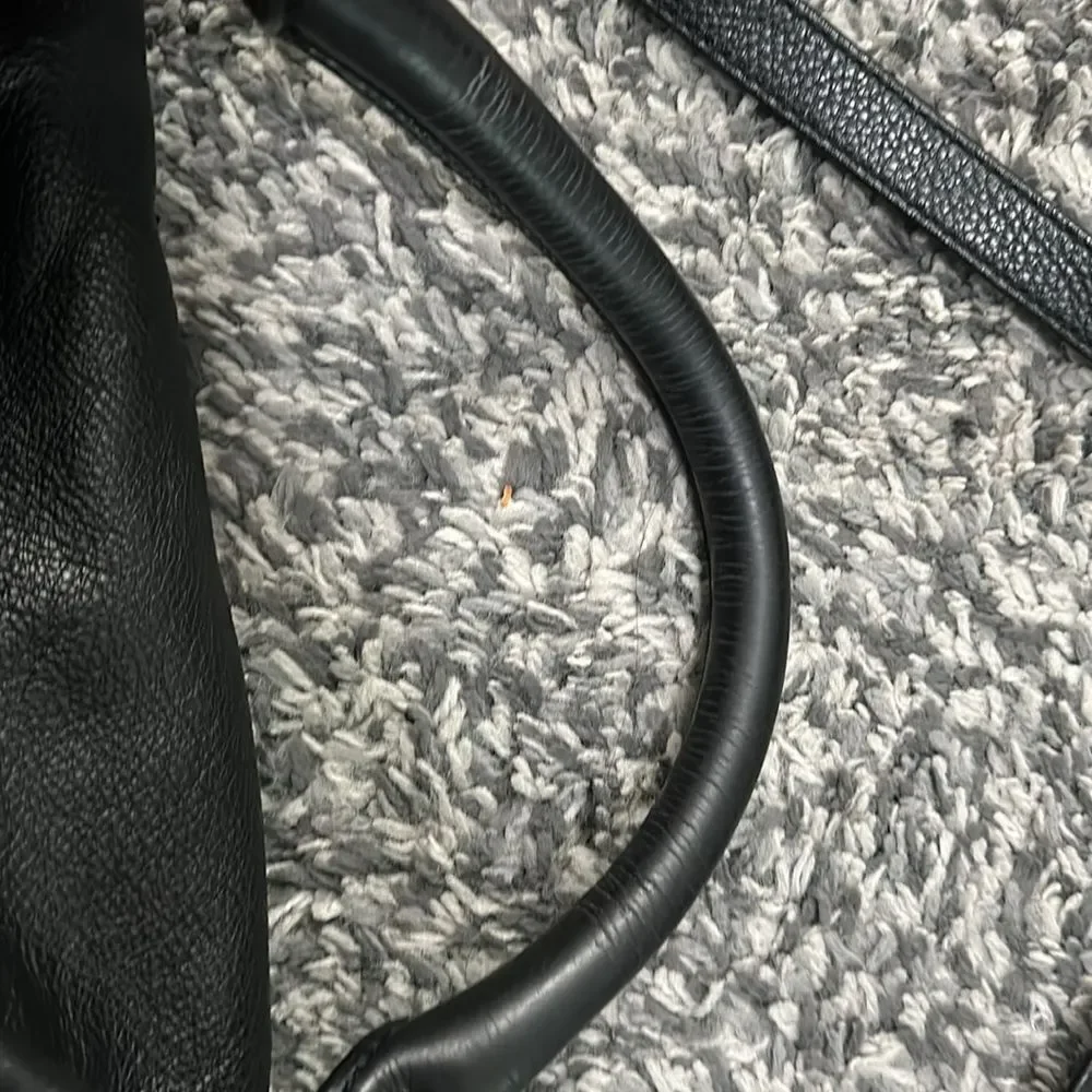 Marc by Marc Jacobs Black Leather Hobo Crossbody Shoulder Bag + Dust Bag